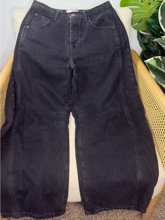 We The Free Lucky You Mid Rise Barrel Jeans Size 26 - Picture 4 of 10